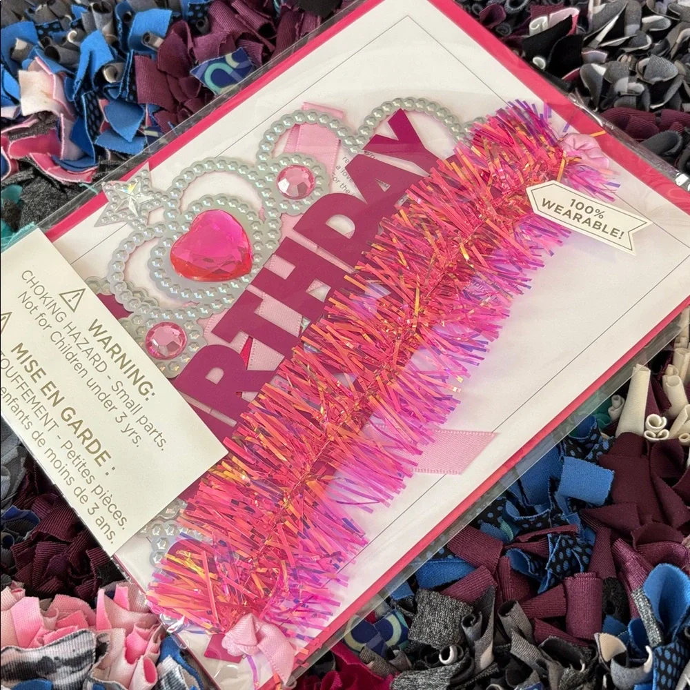 🆕Papyrus Wearable Crown Birthday Greeting Card
